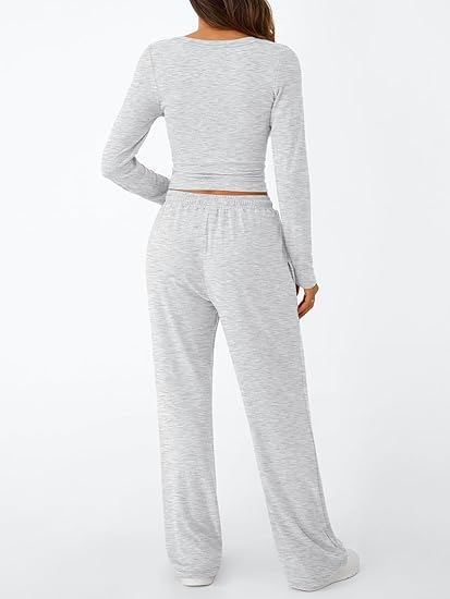 Trendy Queen Women's 2 Piece Matching Lounge Set Long
