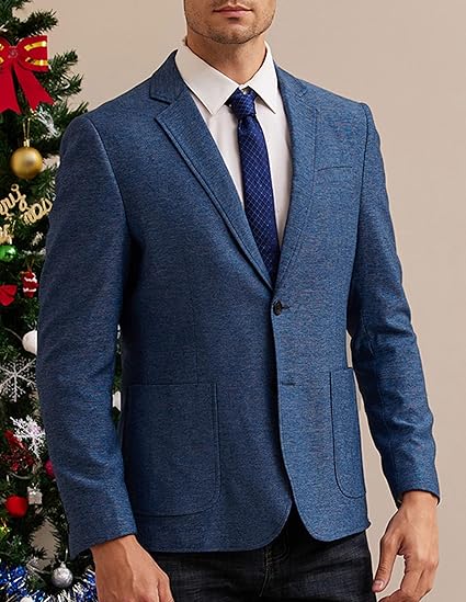 GRACE KARIN Mens Blazer Sport Coats Casual Lightweight